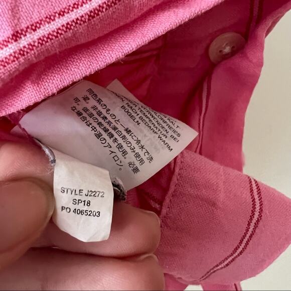 Madewell Pink Wrap Top in Cecilia Stripe - Picture 10 of 11